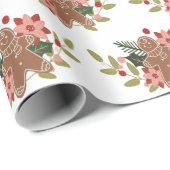 Weihnachtsgebäck Cookie Festliches Muster Geschenkpapier (Rolleneckpunkt)