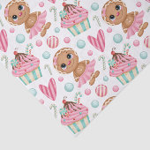 Weihnachtsgebäck Cookie Girl Candy & Cupcakes Seidenpapier (Ausschnitt)