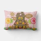 Weihnachtsgebäck Cookie House Candy Lollipop Lendenkissen (Rückseite)