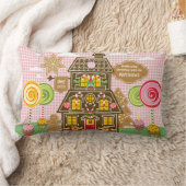 Weihnachtsgebäck Cookie House Candy Lollipop Lendenkissen (Decke)