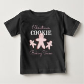 Weihnachtsgebäck Cookie Pink Backteam Baby T-shirt (Vorderseite)