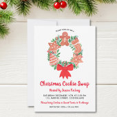 Weihnachtsgebäck Cookie Swap-Party Einladung