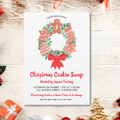 Weihnachtsgebäck Cookie Swap-Party Einladung