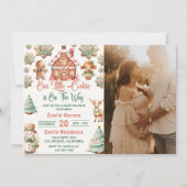 Weihnachtsgebäck Cookies Baby Dusche Party Einladung (Vorderseite)