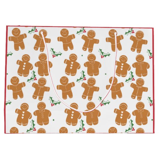 Weihnachtsgebäck Cookies Geschenktasche Große Geschenktüte (Rückseite)