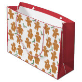 Weihnachtsgebäck Cookies Geschenktasche Große Geschenktüte (Rückseite Schrägansicht)