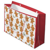 Weihnachtsgebäck Cookies Geschenktasche Große Geschenktüte (Vorderseite Schrägansicht)