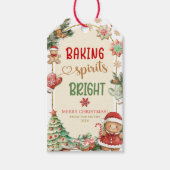 Weihnachtsgebäck Cookies Geschenktasten Geschenkanhänger (Vorderseite)
