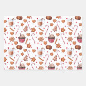 Weihnachtsgebäck Cookies & Leckereien Geschenkpapier Set (Vorderseite)