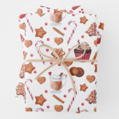Weihnachtsgebäck Cookies & Leckereien Geschenkpapier Set (Beispiel)