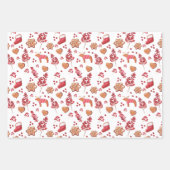 Weihnachtsgebäck Cookies & Leckereien Geschenkpapier Set (Vorderseite 3)