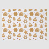 Weihnachtsgebäck Cookies Modernes Muster Seidenpapier (Vorderseite)