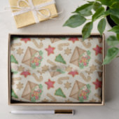 Weihnachtsgebäck Cookies und Briefe Seidenpapier (Geschenk)