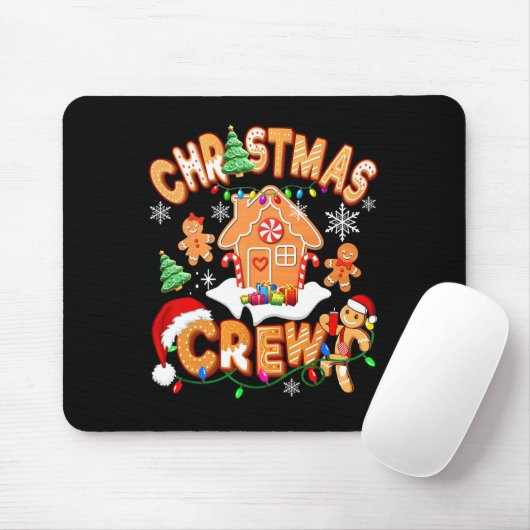 Weihnachtsgebäck Crew Cookie House Gingerbrot Fami Mousepad (Mit Mouse)