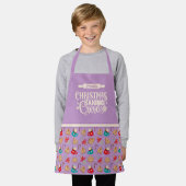 Weihnachtsgebäck Crew Kekse Lavendel Klein Schürze (Getragen)