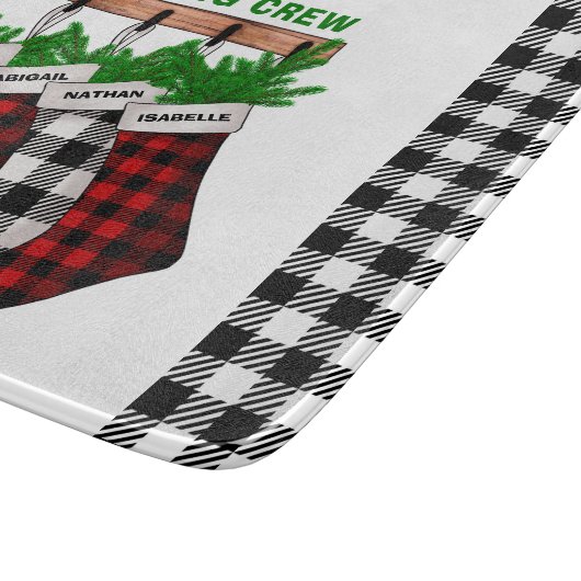 Weihnachtsgebäck Crew Schneidebrett (Ecke)