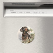Weihnachtsgebäck Dackel Hund Magnet (In Situ (Geschirrspüler))