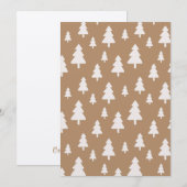 Weihnachtsgebäck Dankeskarte (Vorne/Hinten)