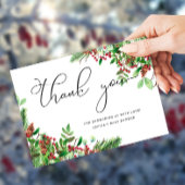 Weihnachtsgebäck Dankeskarte