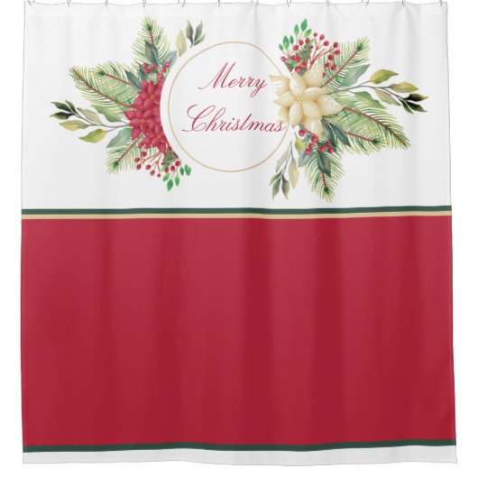 Weihnachtsgebäck Duschvorhang (Vorderseite)