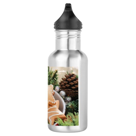 Weihnachtsgebäck Edelstahlflasche (Rechts)