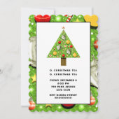 Weihnachtsgebäck Einladung (Vorderseite)