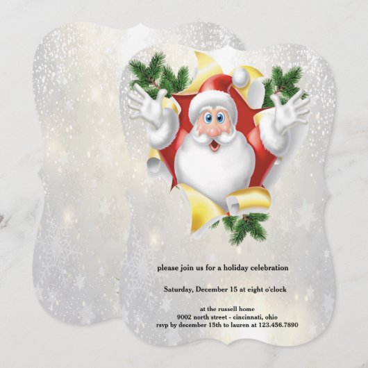 Weihnachtsgebäck Einladung (Vorne/Hinten)