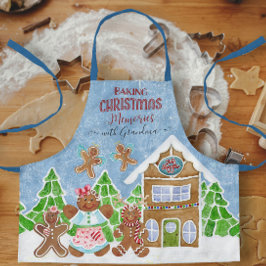 Weihnachtsgebäck Erinnerungen Oma Gingerbrei Mann Schürze