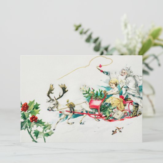 Weihnachtsgebäck Feiertagskarte (Stehend Vorderseite)