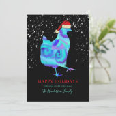 Weihnachtsgebäck Feiertagskarte (Stehend Vorderseite)