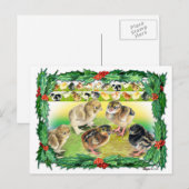 Weihnachtsgebäck Feiertagspostkarte (Vorne/Hinten)