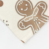 Weihnachtsgebäck Fleecedecke (Ecke)