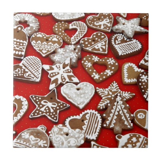 Weihnachtsgebäck Fliese (Vorderseite)