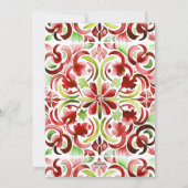 Weihnachtsgebäck Foto Feiertagskarte (Rückseite)