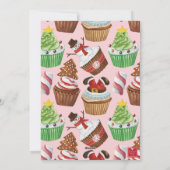 Weihnachtsgebäck Foto Feiertagskarte (Rückseite)