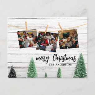 Weihnachtsgebäck Fotos rustikale Postkarte