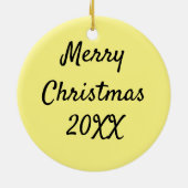 Weihnachtsgebäck * Frizzle Chicken Keramik Orname Keramik Ornament (Hinten)