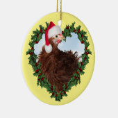 Weihnachtsgebäck * Frizzle Chicken Keramik Orname Ornament (Rechts)