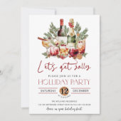 Weihnachtsgebäck für Aquarellen Einladung (Vorderseite)