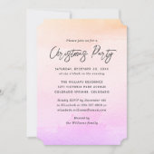 Weihnachtsgebäck für Aquarellen Einladung (Vorderseite)