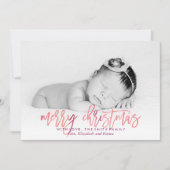 Weihnachtsgebäck für Aquarelltöne - Foto Feiertagskarte (Vorderseite)