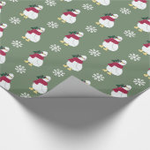 Weihnachtsgebäck für Enten, Funny Wrapping Paper Geschenkpapier (Ecke)
