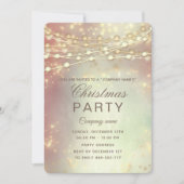 Weihnachtsgebäck für goldenes Party Einladung (Vorderseite)