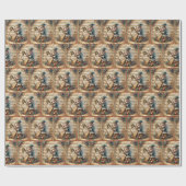 Weihnachtsgebäck für Harfe Geschenkpapier (Flach)