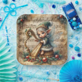 Weihnachtsgebäck für Harfe Pappteller (Party)