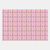 Weihnachtsgebäck für Männer, Jungen und Kaninchen Geschenkpapier Set (Vorderseite 2)