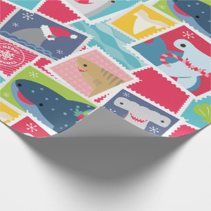 Weihnachtsgebäck für niedliche Haiarten Geschenkpapier