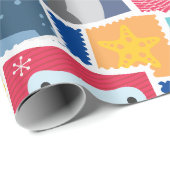 Weihnachtsgebäck für niedliche Haiarten Geschenkpapier (Rolleneckpunkt)