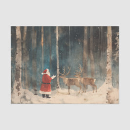 Weihnachtsgebäck für Santa Reindeer Seidenpapier
