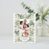 Weihnachtsgebäck für Wasserfarben Foto Postkarte (Stehend Vorderseite)